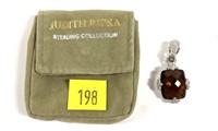 Judith Ripka sterling silver rectangular