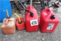 Collection of Fuel Containers (Outside)