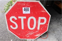 Aluminum Stop Sign (30x30") (Outside)