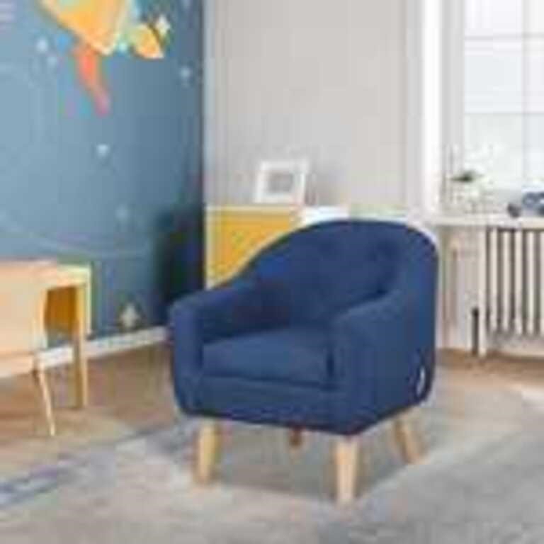 Kids Armchair Wood Frame