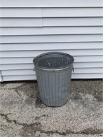 Galvanized Garbage Can No Lid