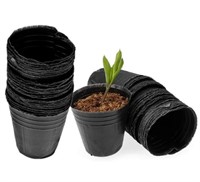100 Pieces Nursery Pots Plastic Seedlings Planter