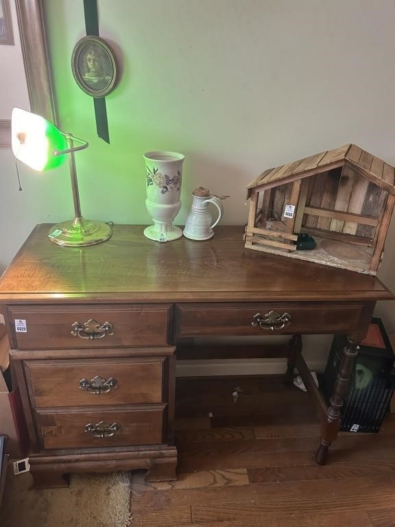 Wooden Desk (No Contents)