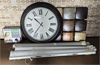 Tv Wall Mount, Clock, Blinds & Wall Decor