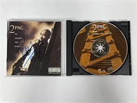 Autograph COA Tupac CD album