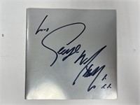Autograph COA George Michael CD booklet