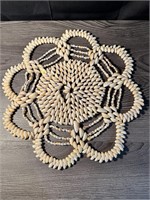 Trivet Made Of Shells Wall Art 15"