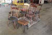 (7) Wood Chairs