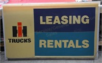 IH Trucks Leasing & Rentals Advertising Sign