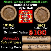 Small Cent Mixed Roll Orig Brandt McDonalds Wrappe