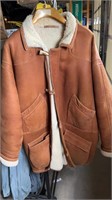 Brown Winter Coat W/Gloves (Sz. Unknown)