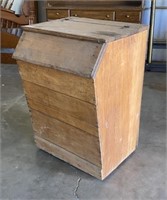 Antique Flour Bin w/ Lift Top and Pull-Out