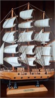 WOOD MAYFLOWER SHIP BOAT MODEL - NO SHIPPING