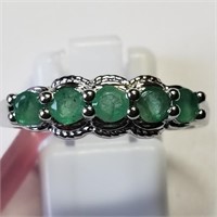 $200 S/Sil Emerald Ring