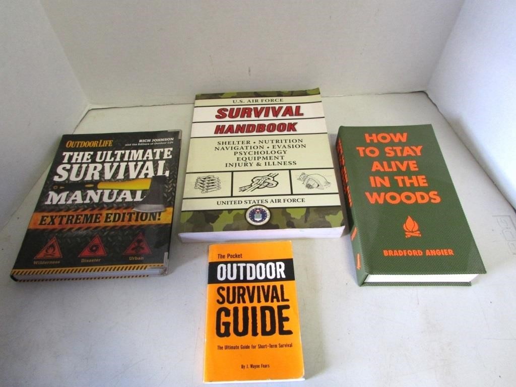 Three Unique Books On Survival Tactics, One
