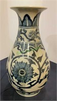 Oriental style vase - 10 1/2 inches tall.