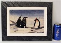 Penguins Signed LE Art Print