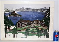 Crater Lake Print Signed by Jennifer Lake Miller