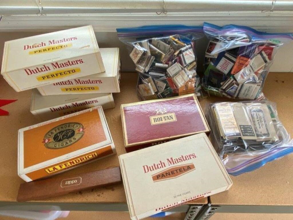 Cigar Boxes & Matchbooks