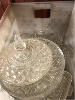 Collection of Clear Glass Items