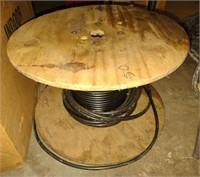 Wooden Reel w/ Electric Cord