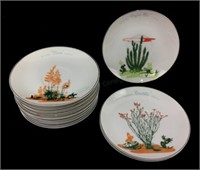 (12) Blakely Oil & Gas Arizona Cactus Saucers