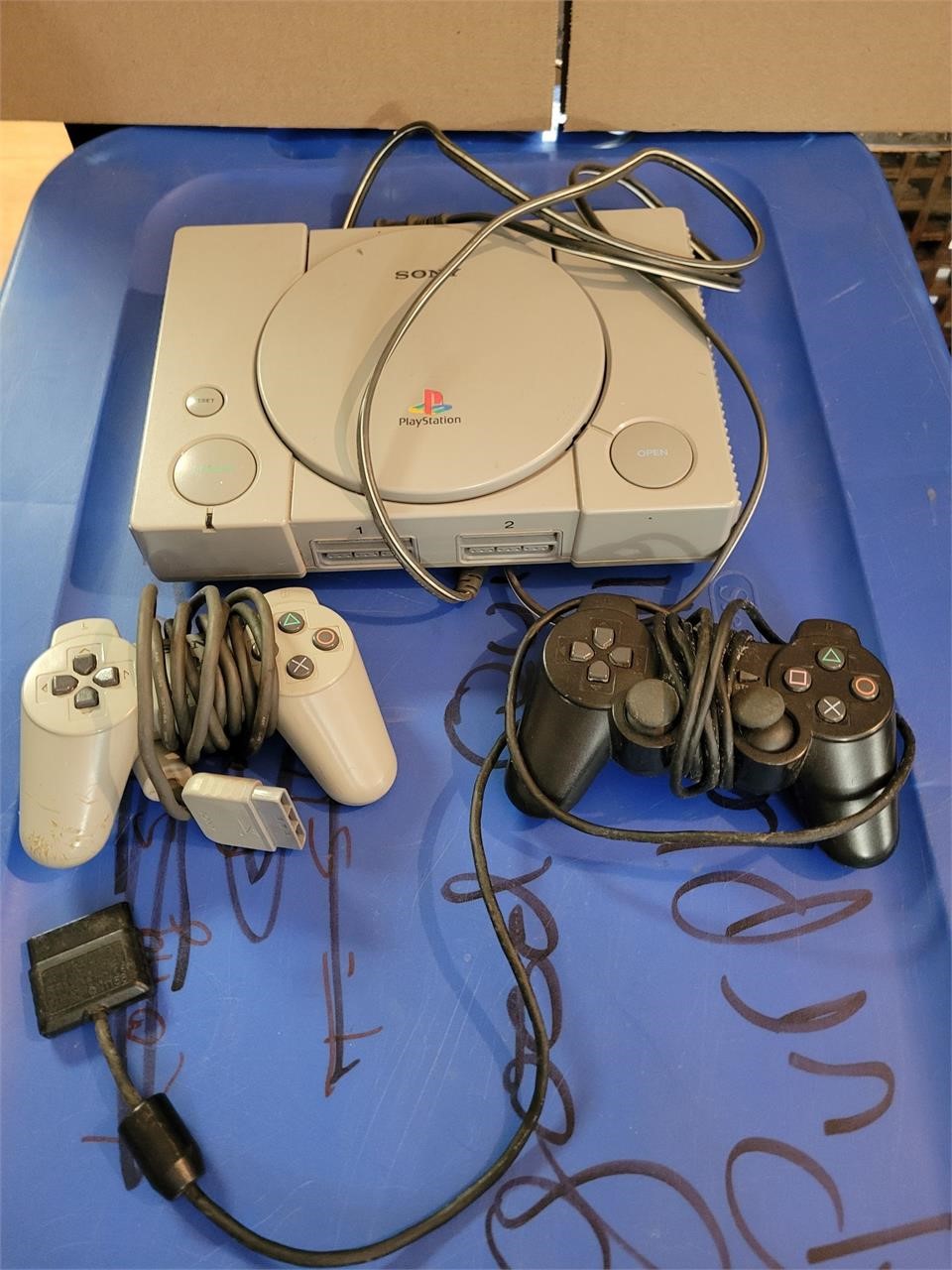 Playstation with Controllers