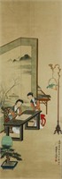 WC Figure Scroll Painting Fei Danxu 1801-1850