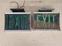 (2) VTG Exit Signs