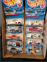 Flat of Hot Wheels