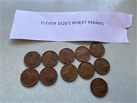 ELEVEN 1920’s WHEAT PENNIES