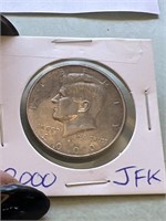 2000-P JFK HALF DOLLAR