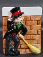 Inarco Christmas Holiday Chimney Sweep Planter