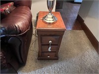 3 Drawer Side Table