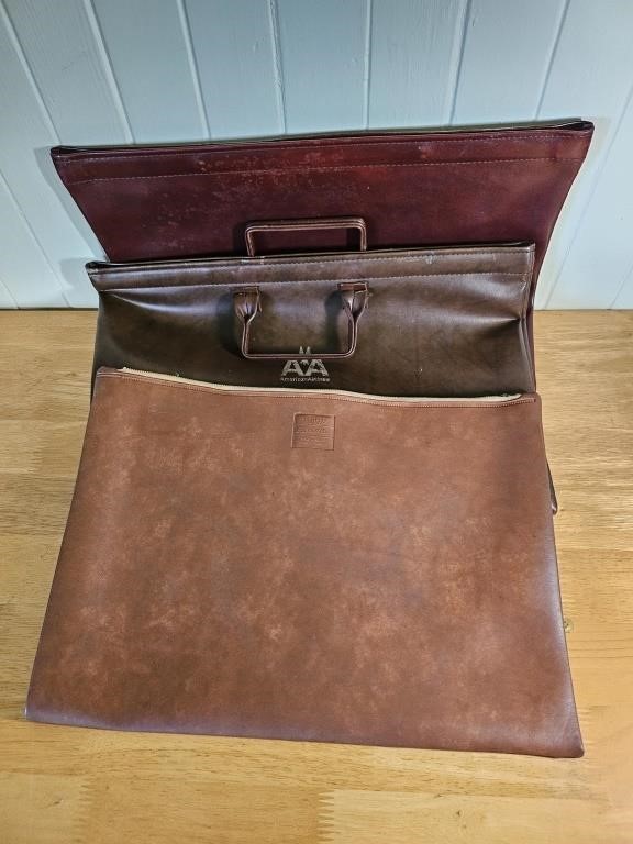 Vintage leather laptop bags/document bag