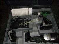 Hitachi 18v drill flashlight set--runs