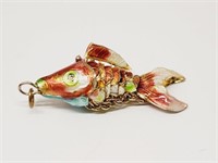 Coy Fish Cloisonne Jointed