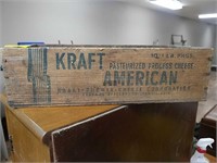 Kraft cheese wood box