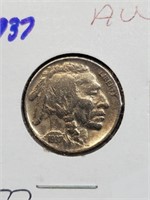 AU 1937 Buffalo Nickel