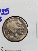 Better Grade 1935-S Buffalo Nickel