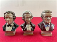 ANTIQUE COMPOSER MINI BUSTS GERMANY