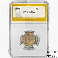 1892 Liberty Victory Nickel PGA MS66