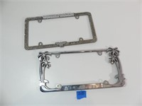 License Plate Frames, used