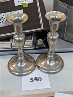 Pewter Candle Holders