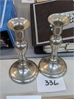 Pewter Candle Holders