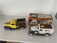 2 truck coin banks