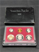 1982 US Mint Proof set coins in original box