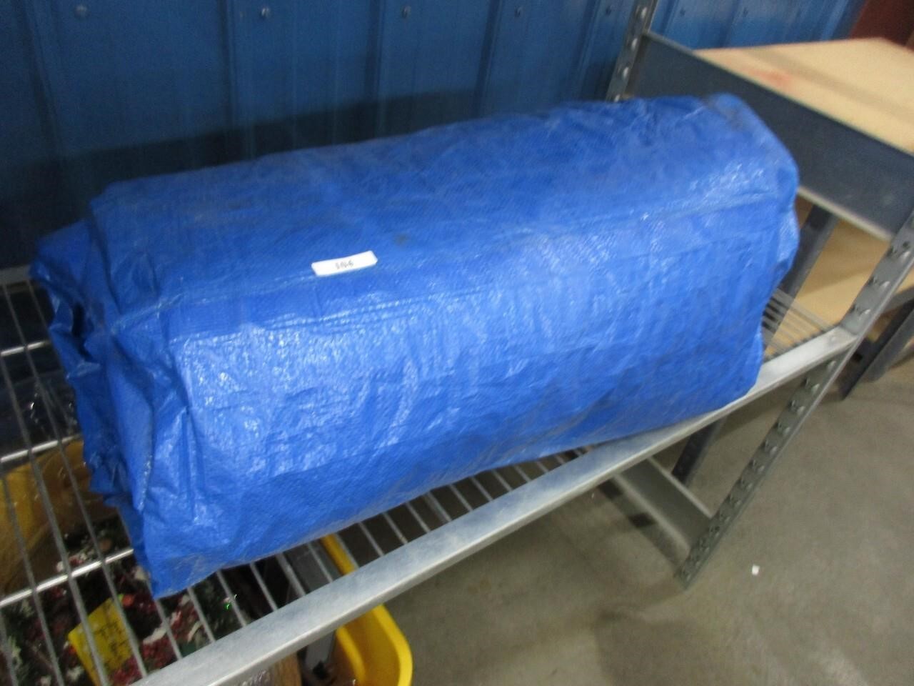 Large tarp, size and condition, unknown