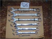6 SAE Combination Wrenches