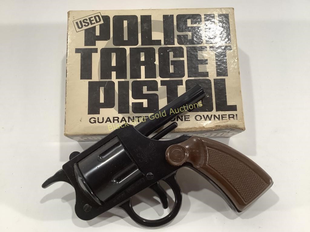 Plastic Polish Target Pistol Solitaire 37 5/8 Cal